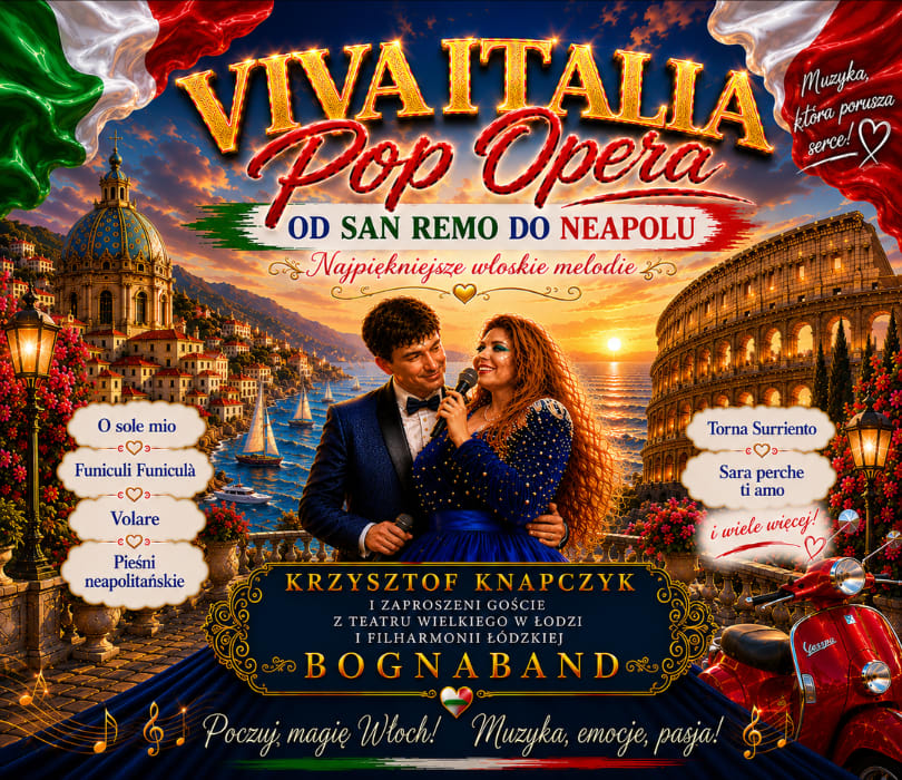 Going. | VIVA ITALIA & Pop Opera– Najpiękniejsze melodie słonecznej Italii - Ursynowskie Centrum Kultury „Alternatywy”