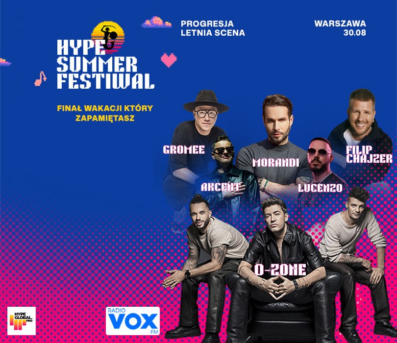 Going. | Hype Summer Festiwal 2026: Akcent, O-Zone, Morandi, Lucenzo - Letnia Scena Progresji