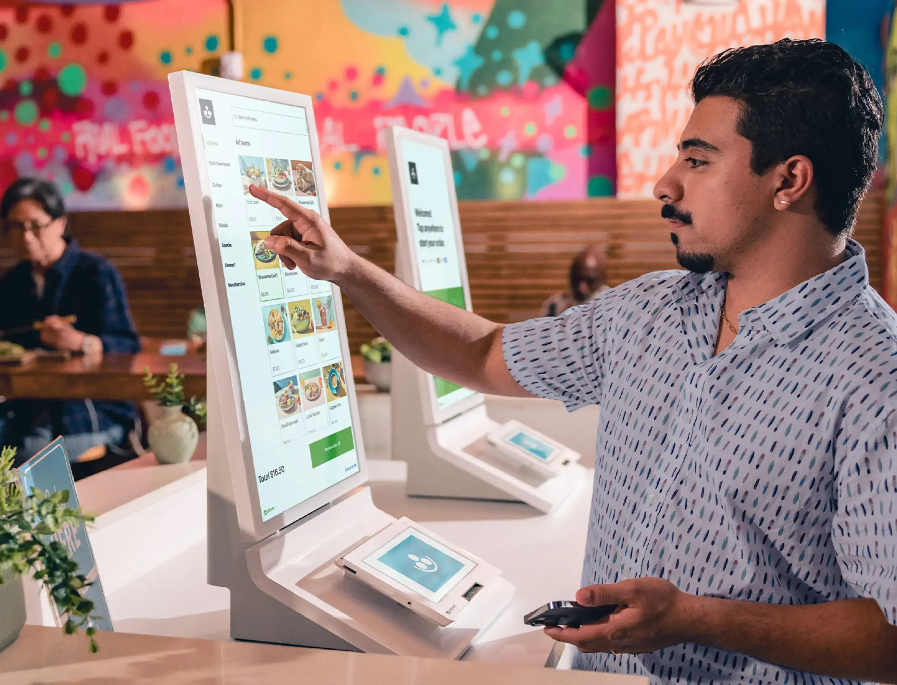 Self-serve kiosk