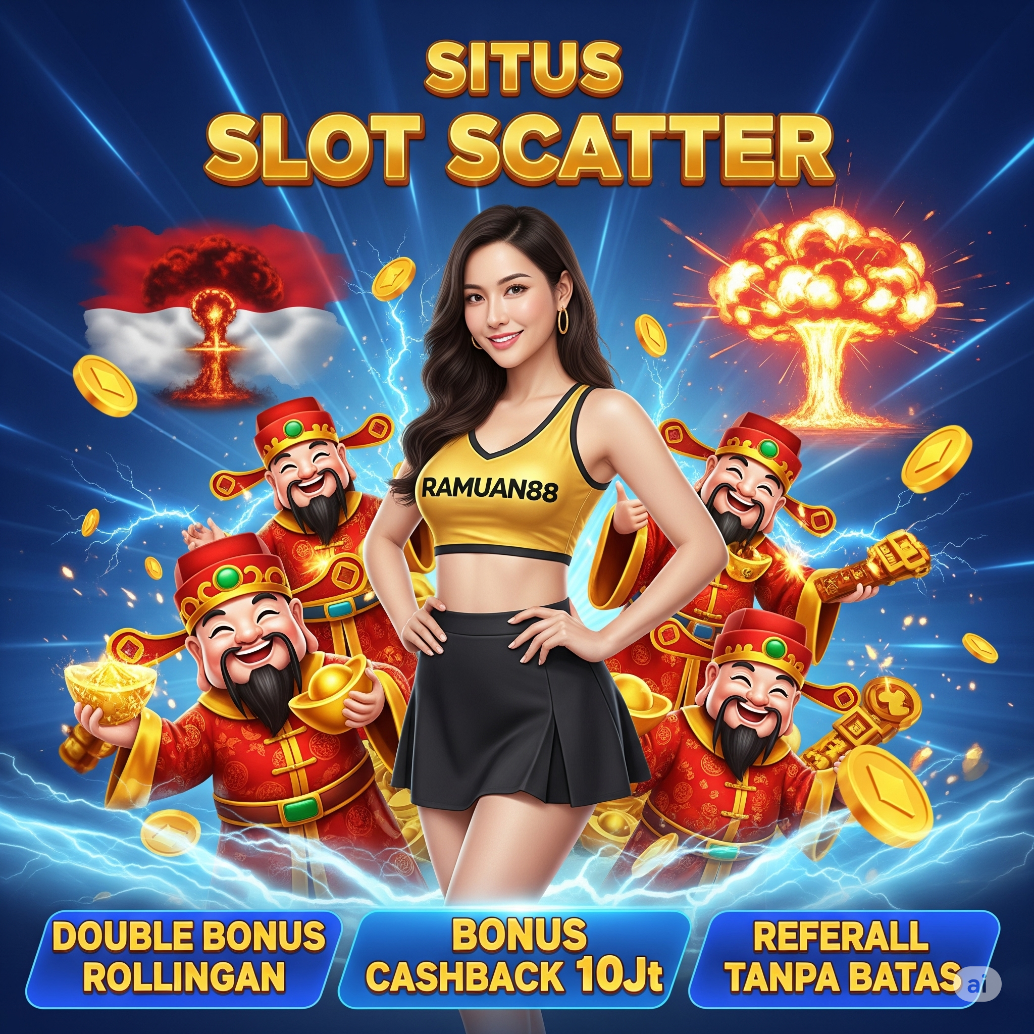 RAMUAN88 Daftar Sekarang Dapatkan Bonus Rollingan Setiap Hari Senin