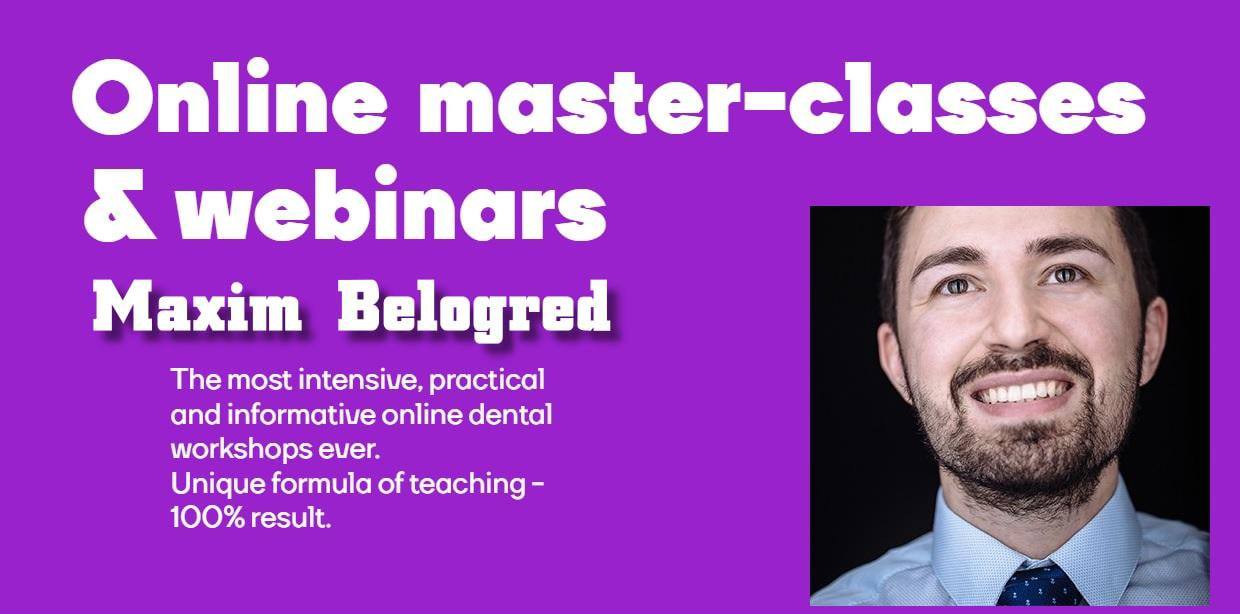 Cover for Belograd Online Master- Classes & Webinars: most intensive, practical and informative online dental workshops ever