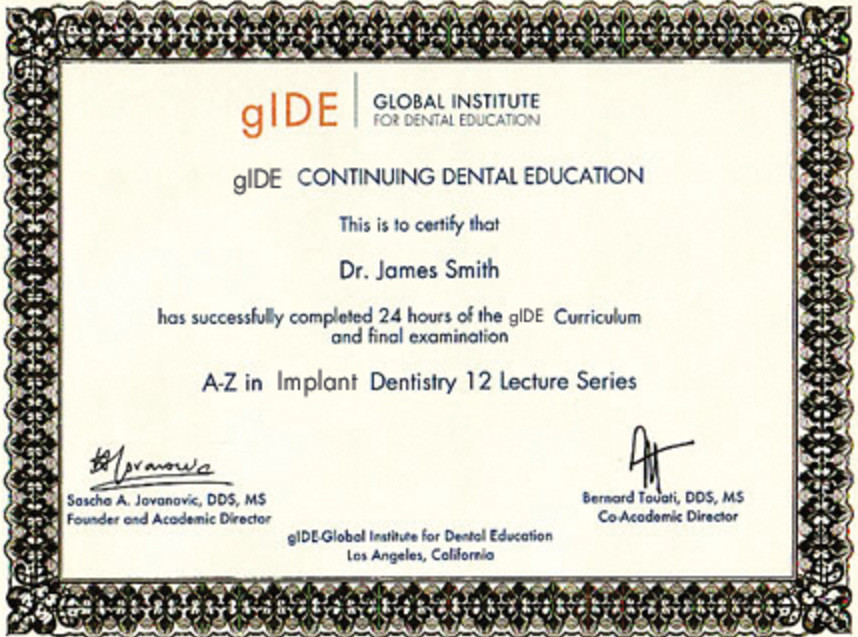 Cover of A to Z in Implant Dentistry (12 Lecture Certificate Series)