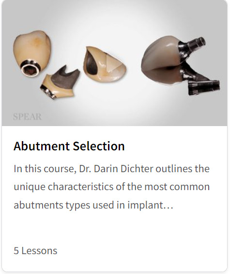 Cover of Abutment Selection