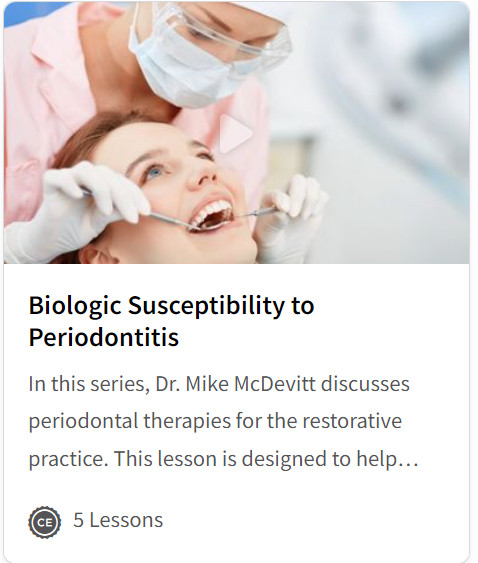 Cover of Biologic Susceptibility to Periodontitis
