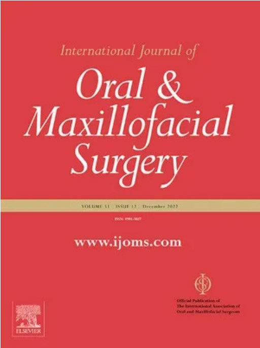 Cover of International Journal of Oral and Maxillofacial Surgery; Full Archive (2002 to 2022) Original PDF