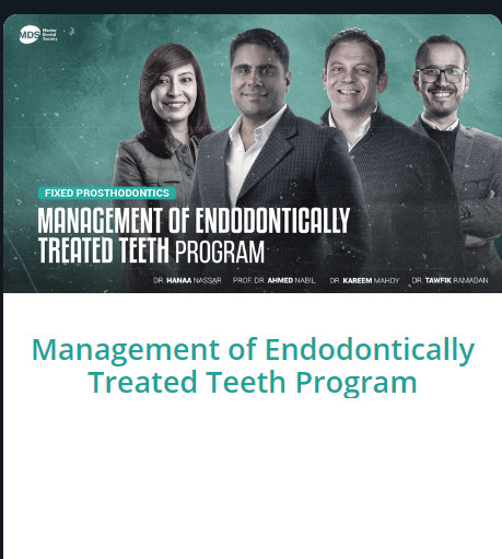 Cover of Management of Endodontically Treated Teeth-Dr. Hanaa Nassar