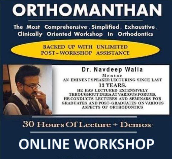 Cover of Orthomanthan The Most Comprehensive, Simplified, Exhaustive Clinically Oriented Workshop in Orthodontics