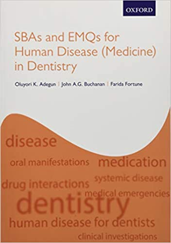Cover of SBAs and EMQs for Human Disease in Dentistry 1st Edition PDF