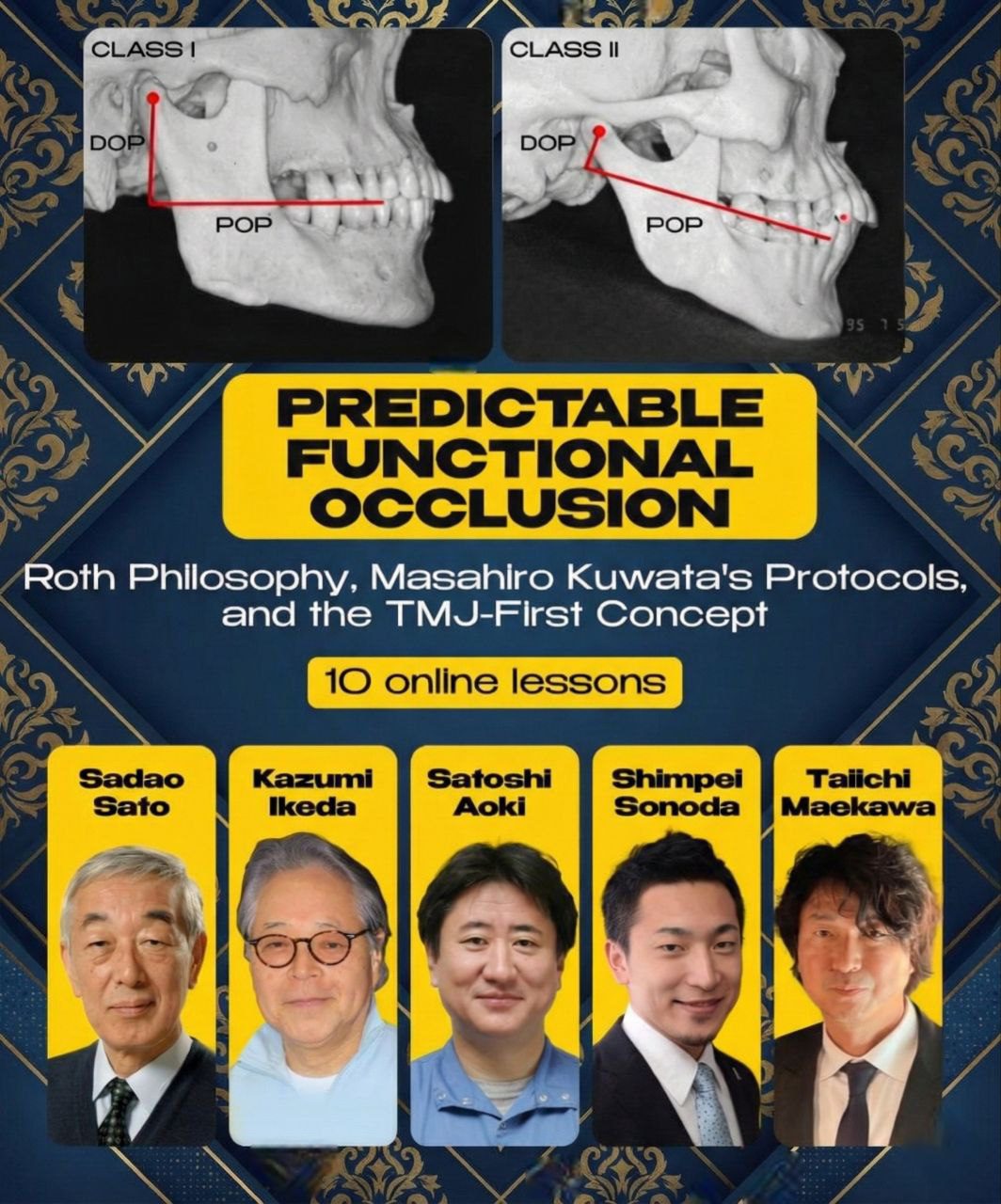 Predictable Functional Occlusion- Roth Philosophy, Masahiro Kuwata’s Protocols, and the TMJ-First Concept