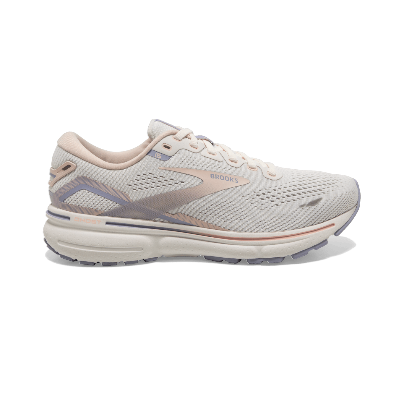 Brooks Ghost 15 Women's Oyster/Alloy/White – Holabird Sports
