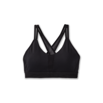 Women's Brooks 300643 Drive Plunge 2.0 High Impact Sports Bra (Black L)