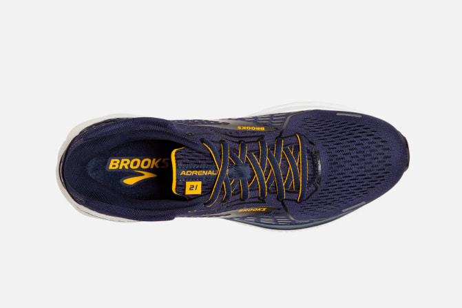 navy brooks shoes