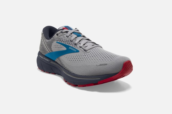 brooks red sneakers