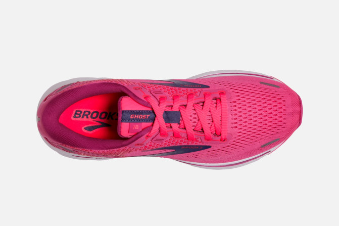 brooks ghost pink
