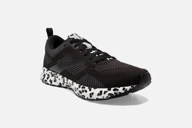 brooks leopard sole shoes