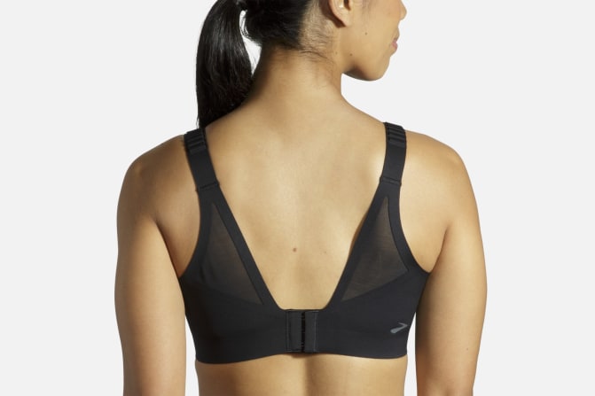 Moving Comfort, Intimates & Sleepwear, Moving Comfort Rebound Racer  Sports Bra 34c Black Grey Adjustable Straps