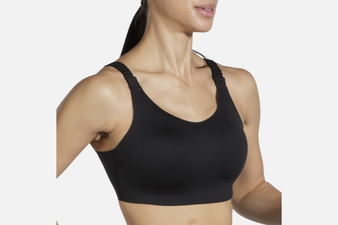 Dare Scoopback DriLayer Sports Bra Asphalt 40C/D by Brooks