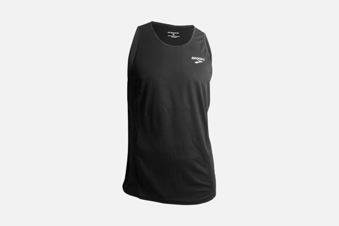 brooks running vest womens grey