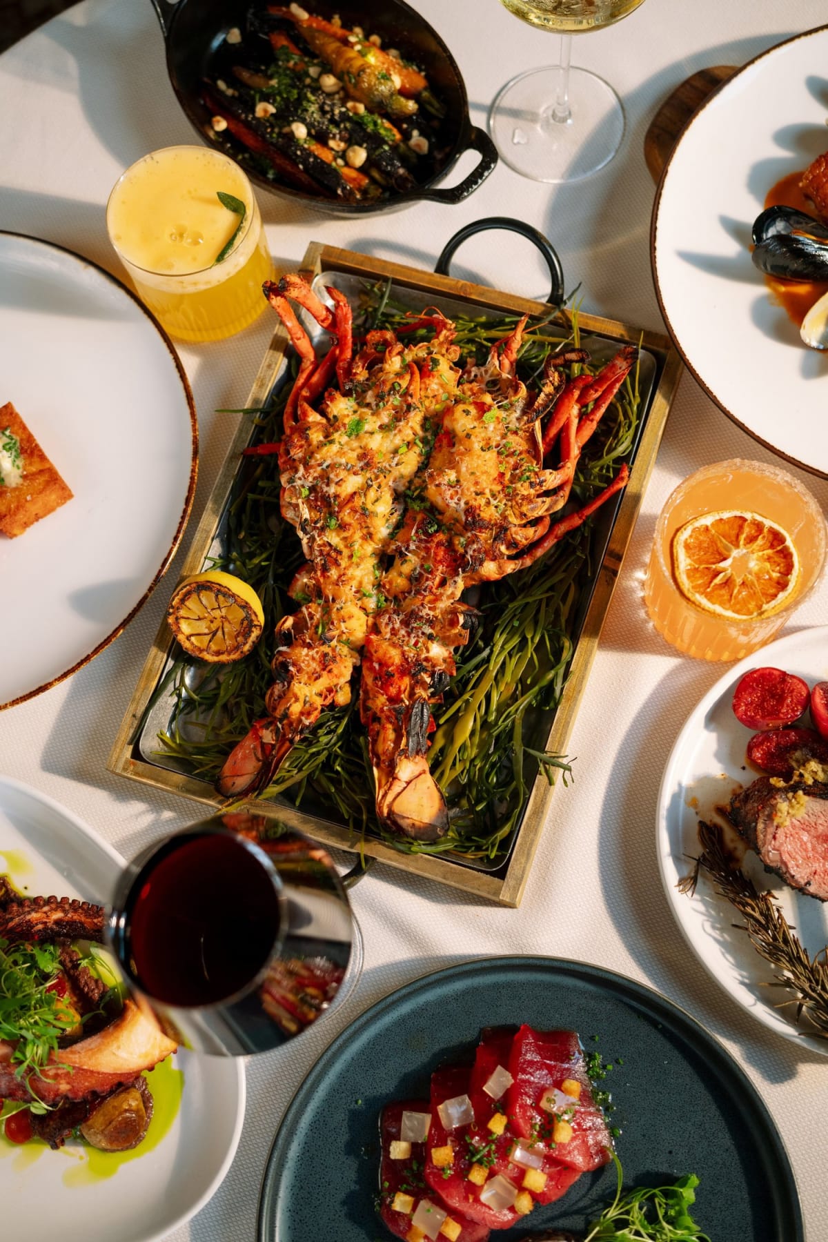Lobster, fire-grilled