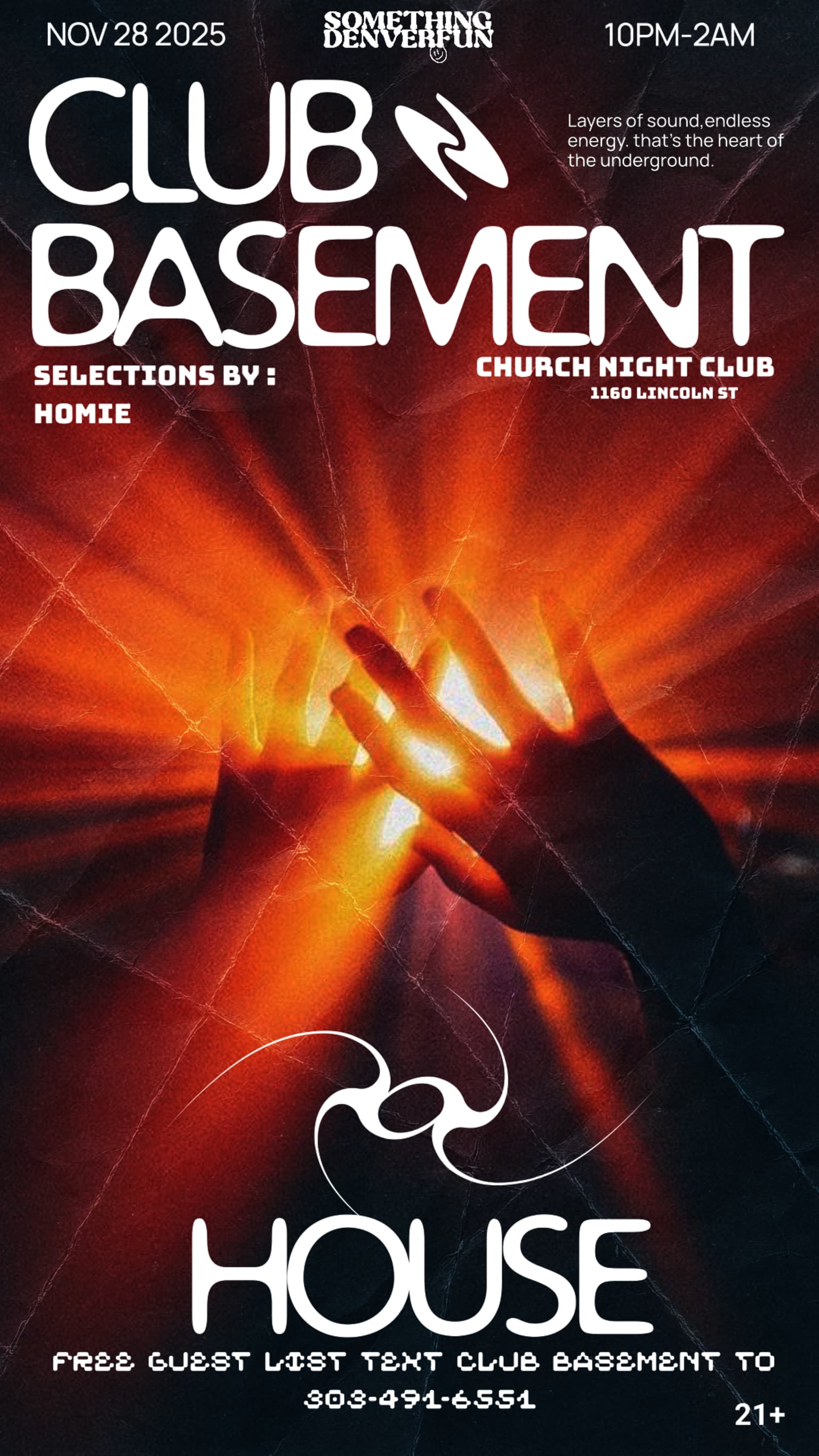 CLUB BASEMENT | FRIDAY