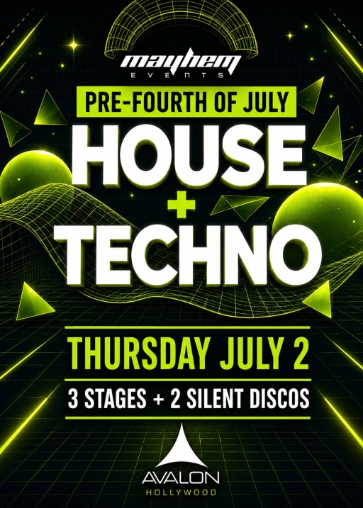 Pre-Fourth of July: House + Techno flyer