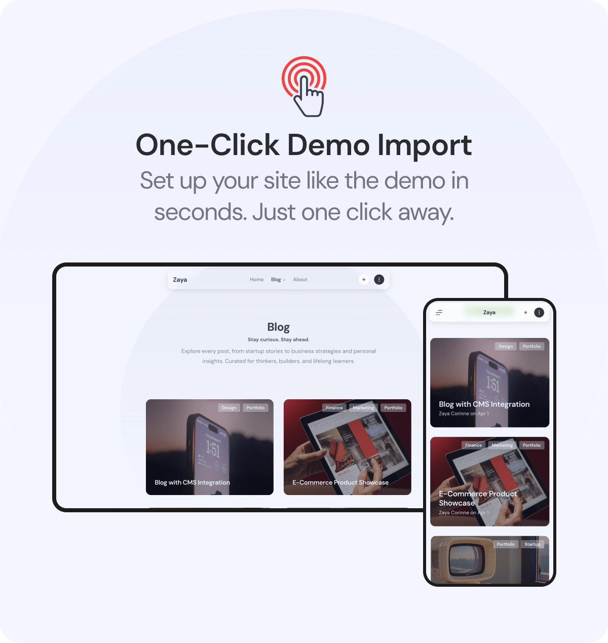 Zaya - Modern Personal Blog Wordpress Theme