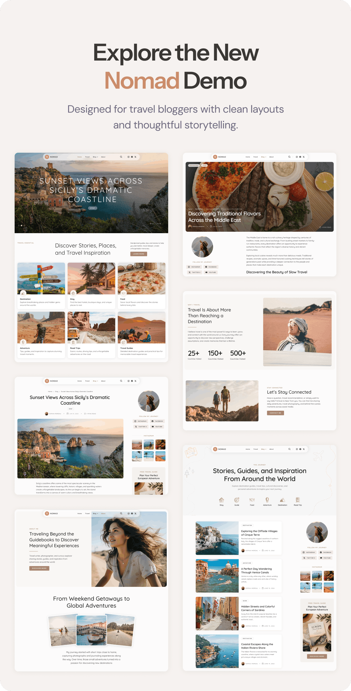 Oenzy - Personal Blog FSE WordPress Theme