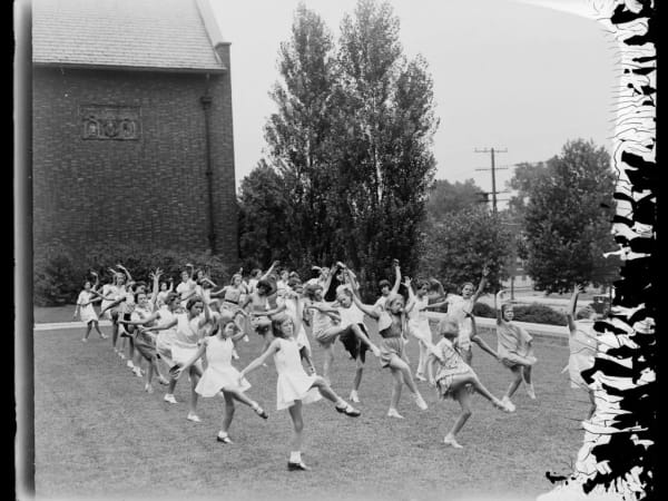 Dancing class at Ashland School