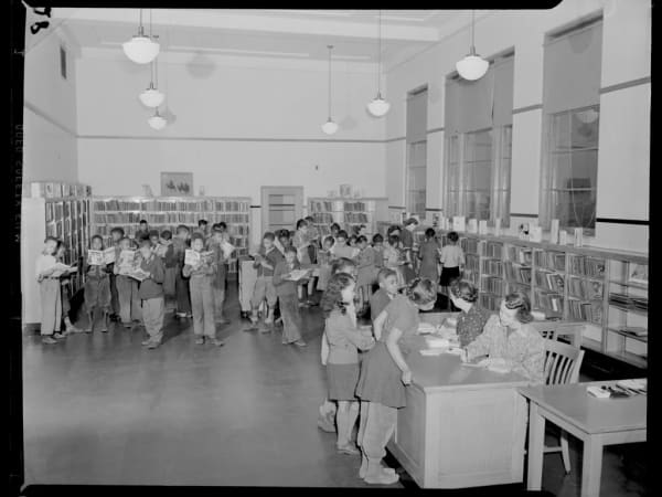 Banneker School library