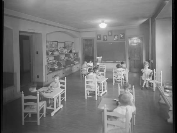 Children in a classroom at Central Institute for the Deaf