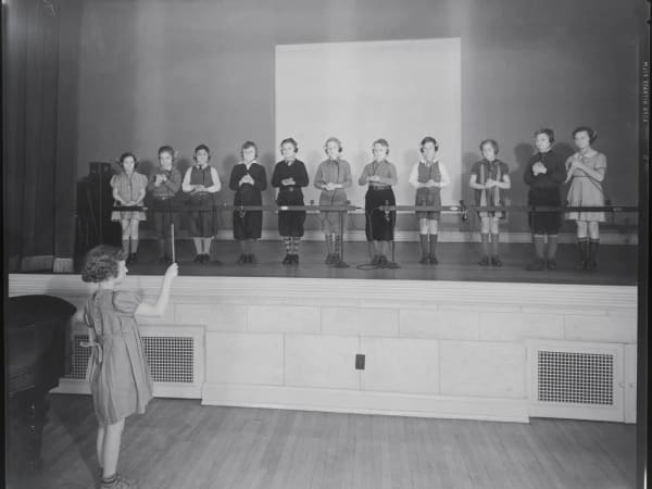 Deaf children at the Central Institute for the Deaf