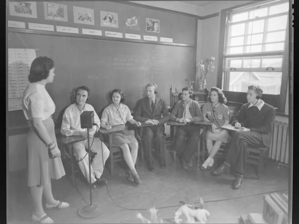 Deaf students at Central Institute for the Deaf