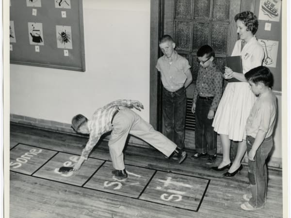 Speech Correction Hop Scotch at Bryan Hill School
