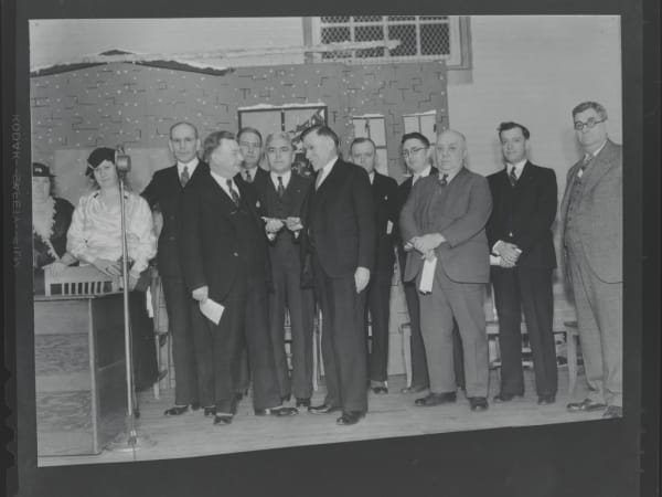 Carondelet School: Dedication of School Addition - January 1935 - Historical