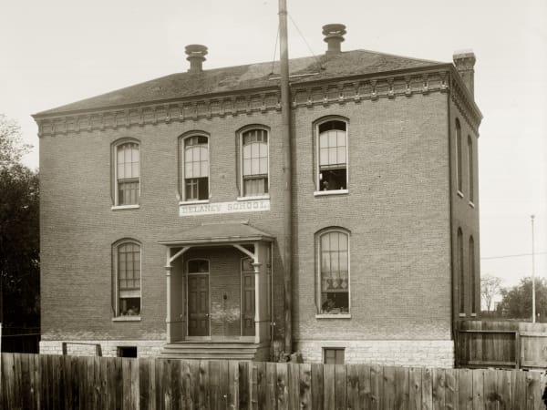 Delaney School Pre-1911. Virginia Avenue and Bowen Street. (Also called Colored School No. 6).