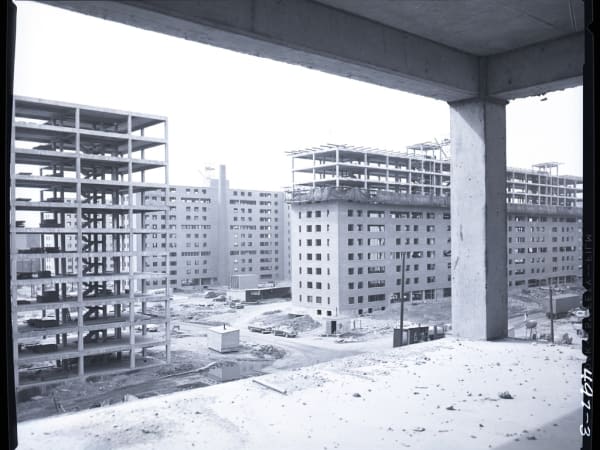 Construction Progress on the Pruitt-Igoe Housing Projects
