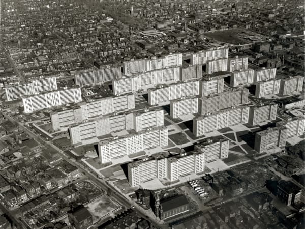 Pruitt-Igoe After Completion, 8 February 1955