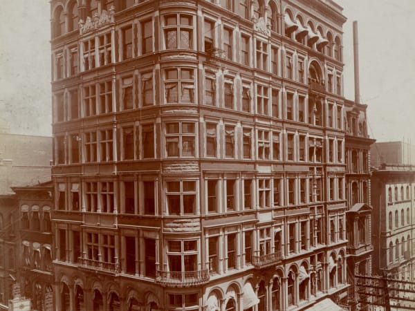 Bank of Commerce Building, Northeast Corner of Broadway and Olive Streets (Old Jaccard Building)