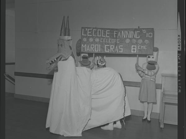 Fanning School: Mardi Gras Masks