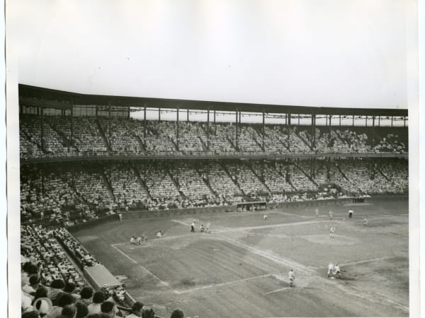 Game in Progress at Sportsman's Park