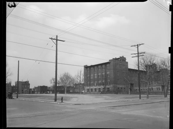 Webster School: View of Grounds