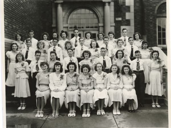 Madison School Graduation Class Photo, June 1948