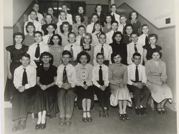 Madison School Graduation Class Photo, January 1949