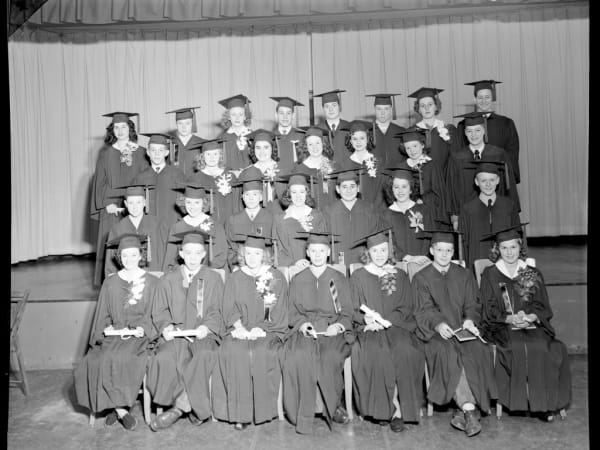 Roe School: Graduates - January 1947