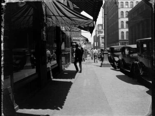 Eighth St. at Locust St.