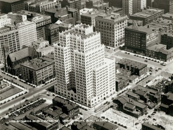 Aerial View of the Missouri Pacific Building
