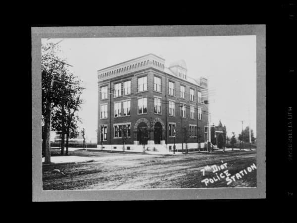 Seventh District Police Station, Southeast Corner Grand Ave and Magnolia