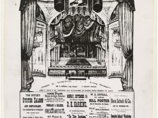 Grand Opera House. Interior. View of Stage.