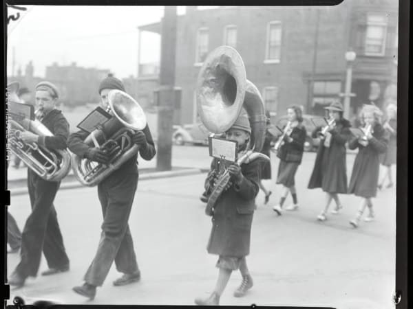 Shepard School: Cleanup Parade