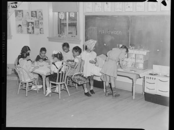 Riddick School: Kindergarten Tea Party and Kitchen